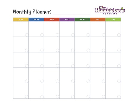 Printable: Monthly Planner